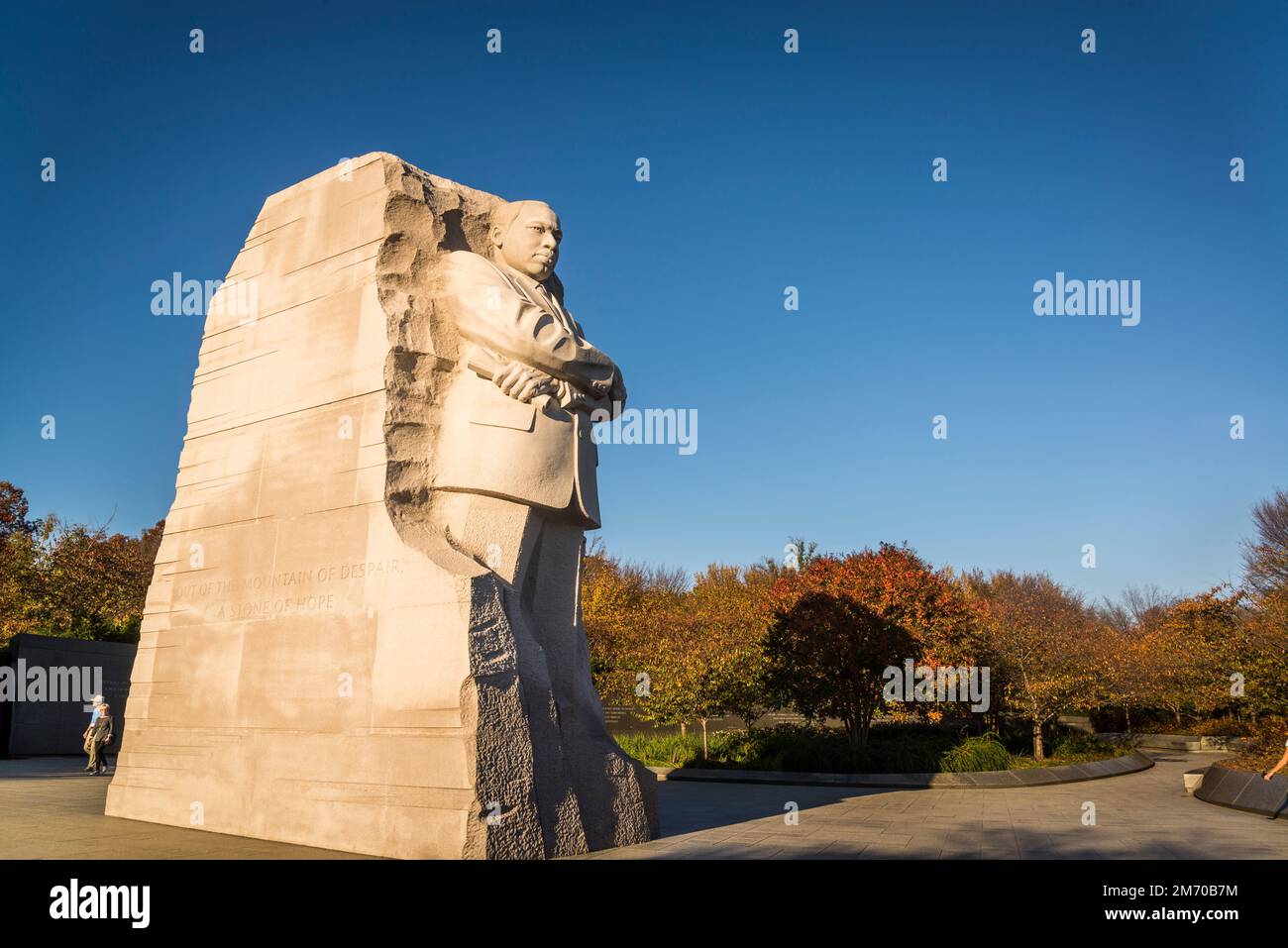 Martin Luther King, Jr Memorial, près d'où il a prononcé le discours « J'ai un rêve », Washington, D.C., États-Unis Banque D'Images