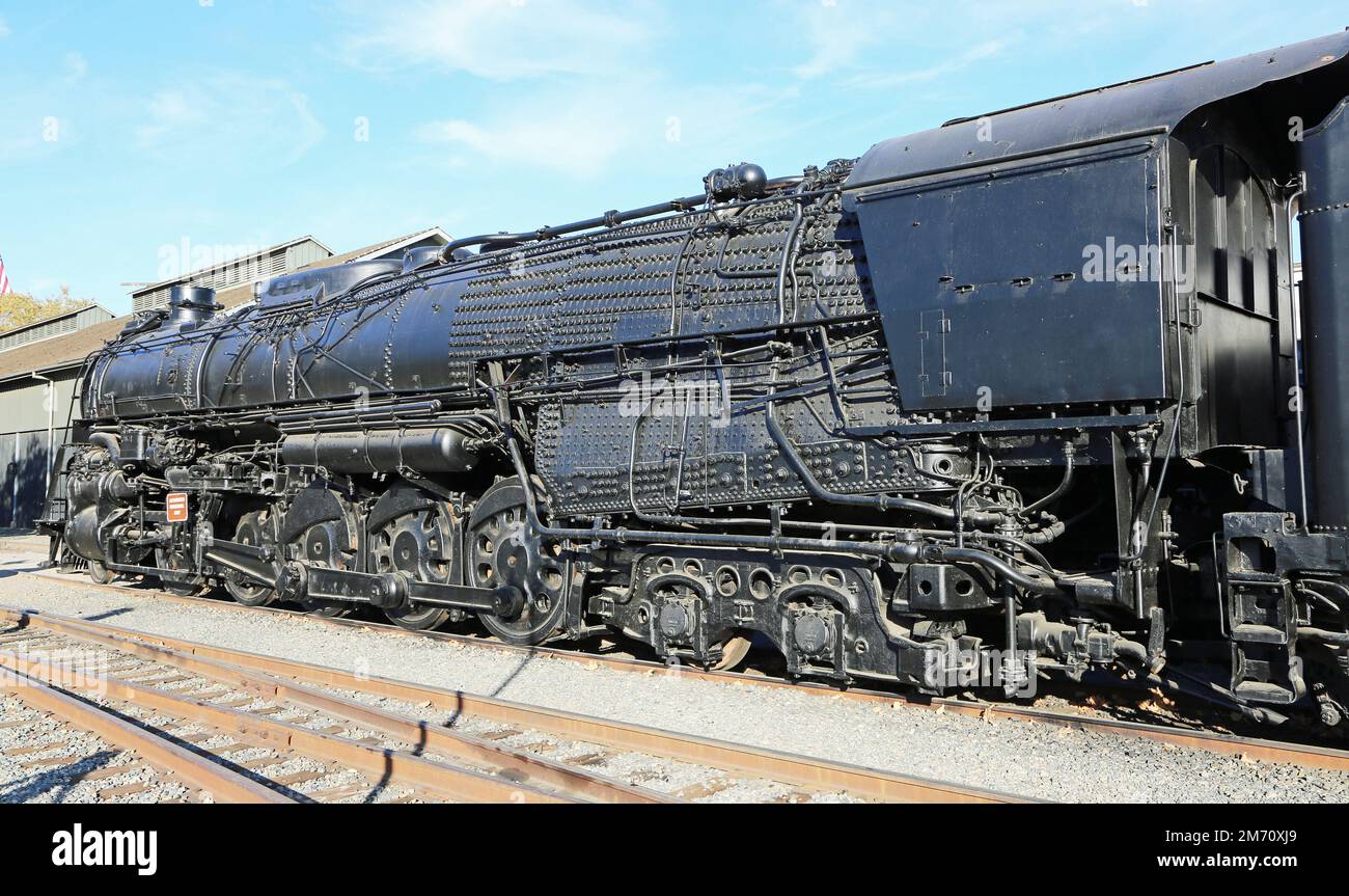 Ancienne locomotive - Sacramento, Californie Banque D'Images
