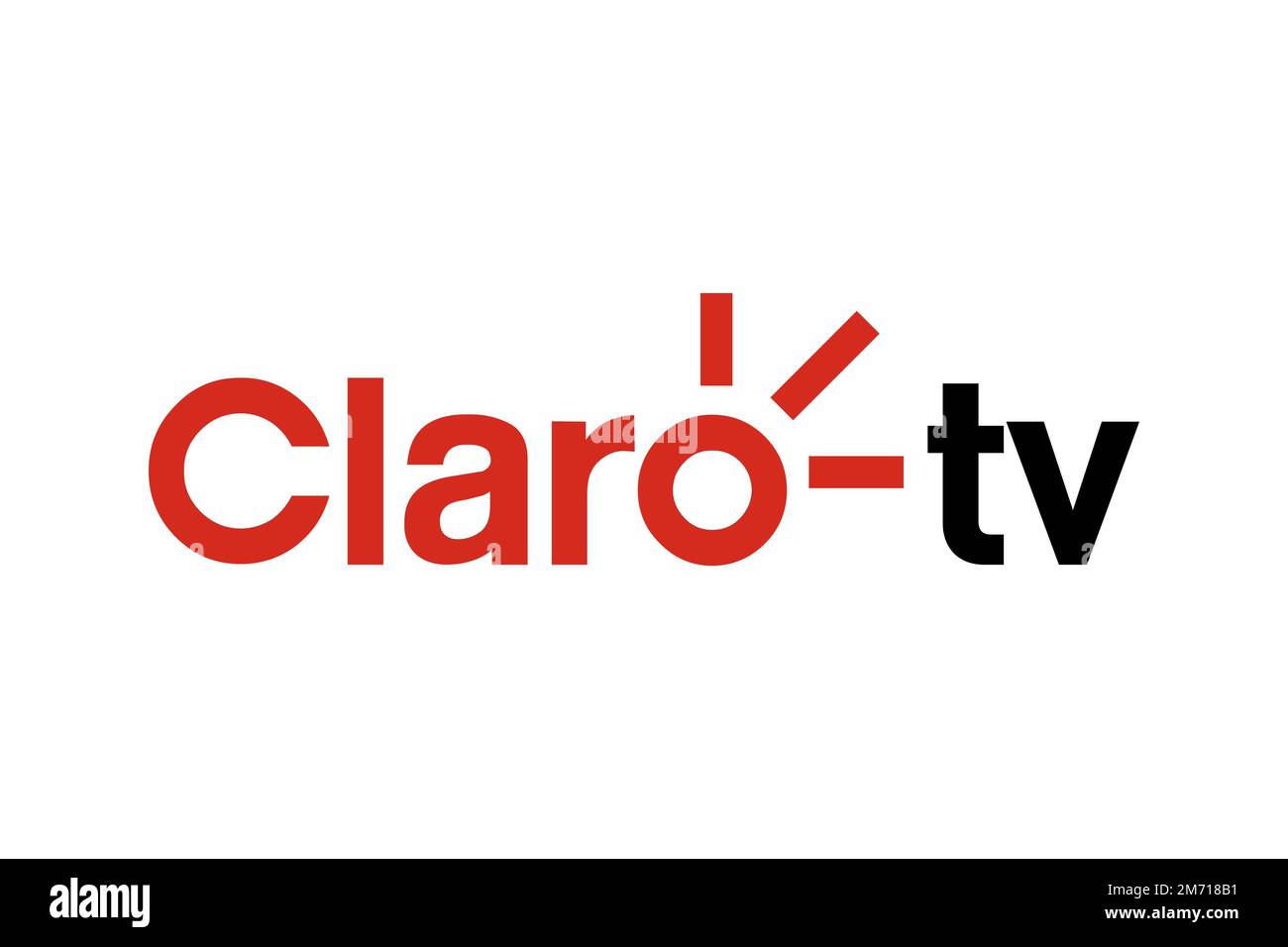 Claro TV, logo, fond blanc Photo Stock - Alamy