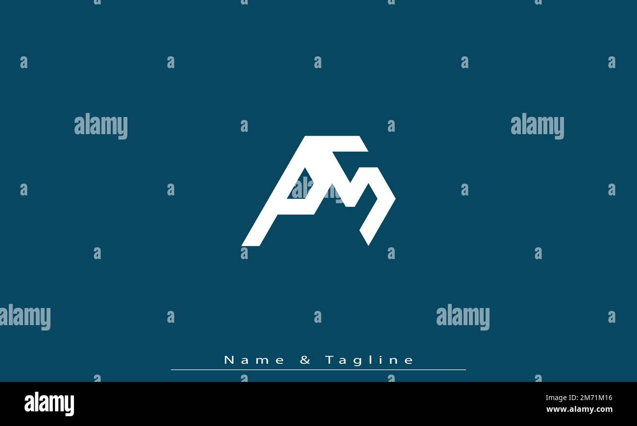 Lettres de l'alphabet initiales Monogram logo PS , SP Illustration de Vecteur