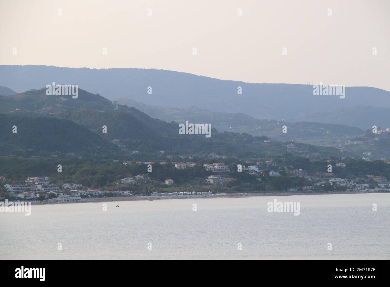 Vue sur la mer Tyrrhénienne Banque D'Images