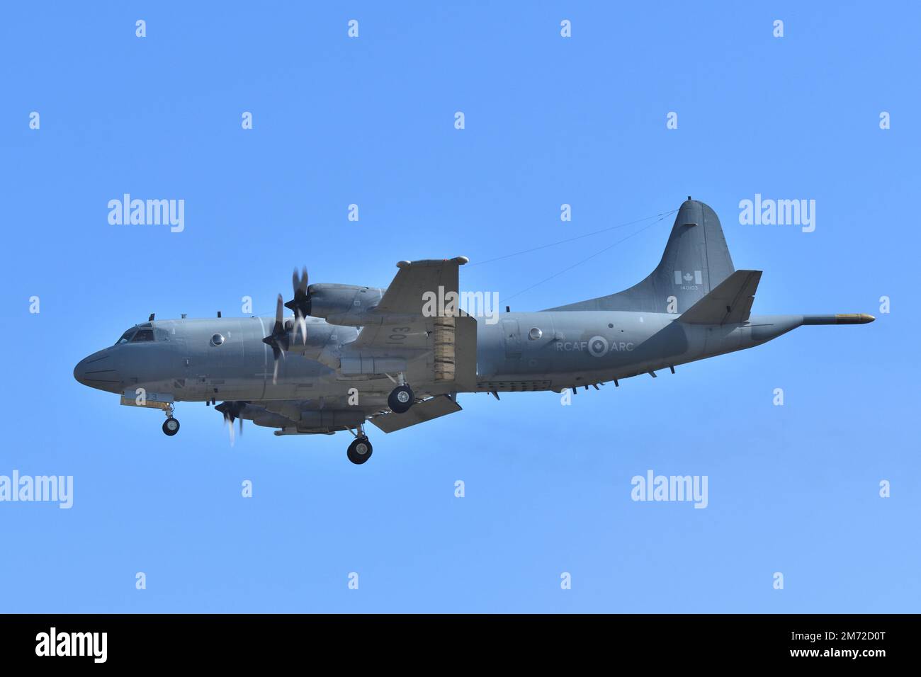 Préfecture de Kanagawa, Japon - 12 novembre 2022 : avion de patrouille maritime CP-140 Aurora de la Force aérienne royale du Canada. Banque D'Images