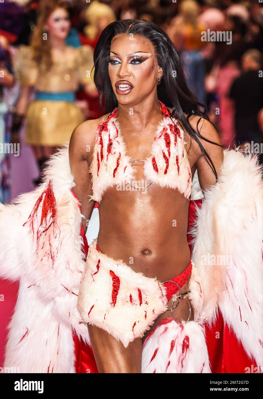 Londres, Royaume-Uni. 06th janvier 2023. Tayce au lancement de RuPaul Drag con UK 2023 à Londres. Crédit : SOPA Images Limited/Alamy Live News Banque D'Images