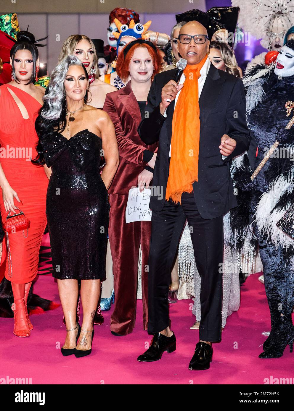 Londres, Royaume-Uni. 06th janvier 2023. Michelle Visage et Ru Paul lors du lancement de Drag con UK 2023 à Londres. (Photo de Brett Cove/SOPA Images/Sipa USA) crédit: SIPA USA/Alay Live News Banque D'Images