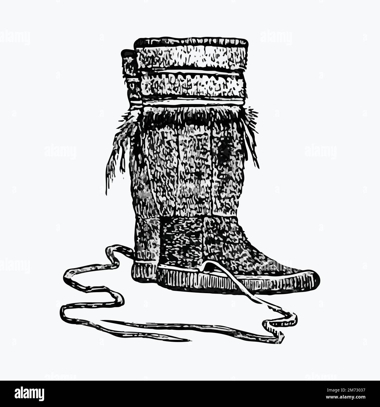 Eskimo bottes illustration vecteur Illustration de Vecteur