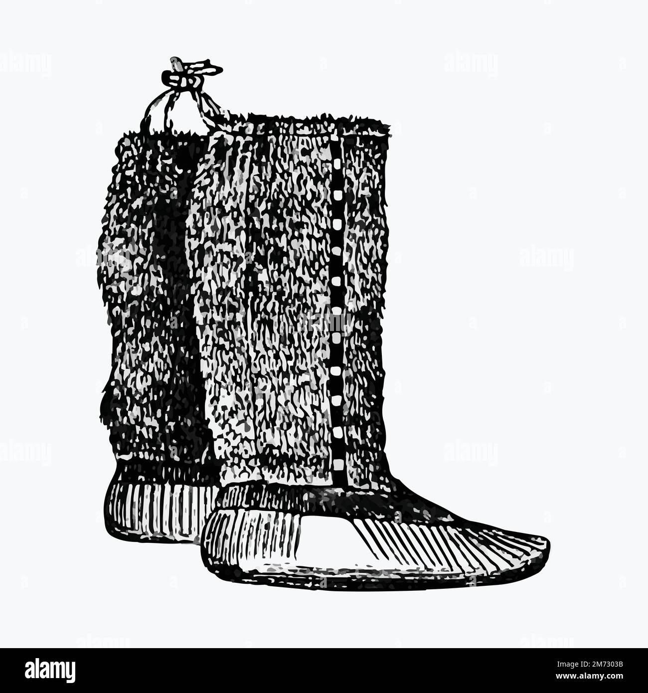 Eskimo bottes illustration vecteur Illustration de Vecteur