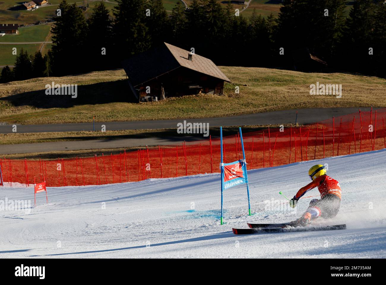 Ski alpin - FIS coupe du monde de ski alpin - Slalom géant masculin - Adelboden, Suisse - 7 janvier 2023 Meiners néerlandais Maarten action REUTERS/Stefan Wermuth Banque D'Images