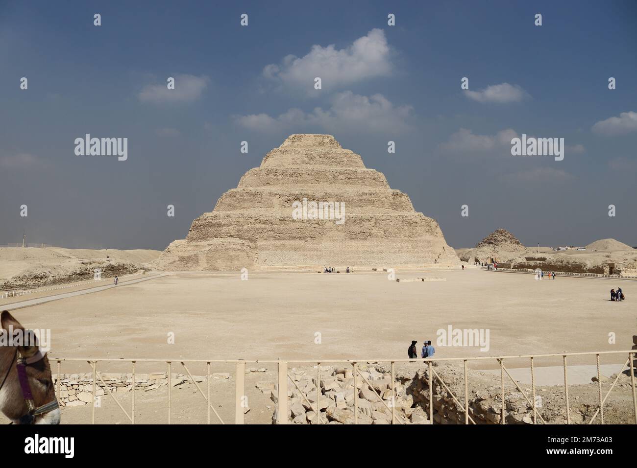 Pyramide de Saqqarah Banque D'Images