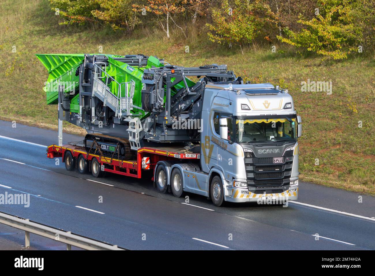 Donnell et Ellis Scania S650 WIJ14 Banque D'Images