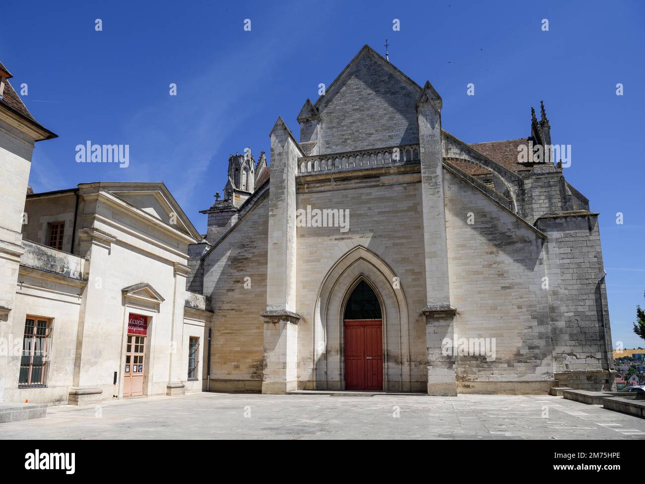 Abbaye Saint-Germain, Auxerre, département de l'Yonne, région Bourgogne-Franche-Comté, Bourgogne, France Banque D'Images