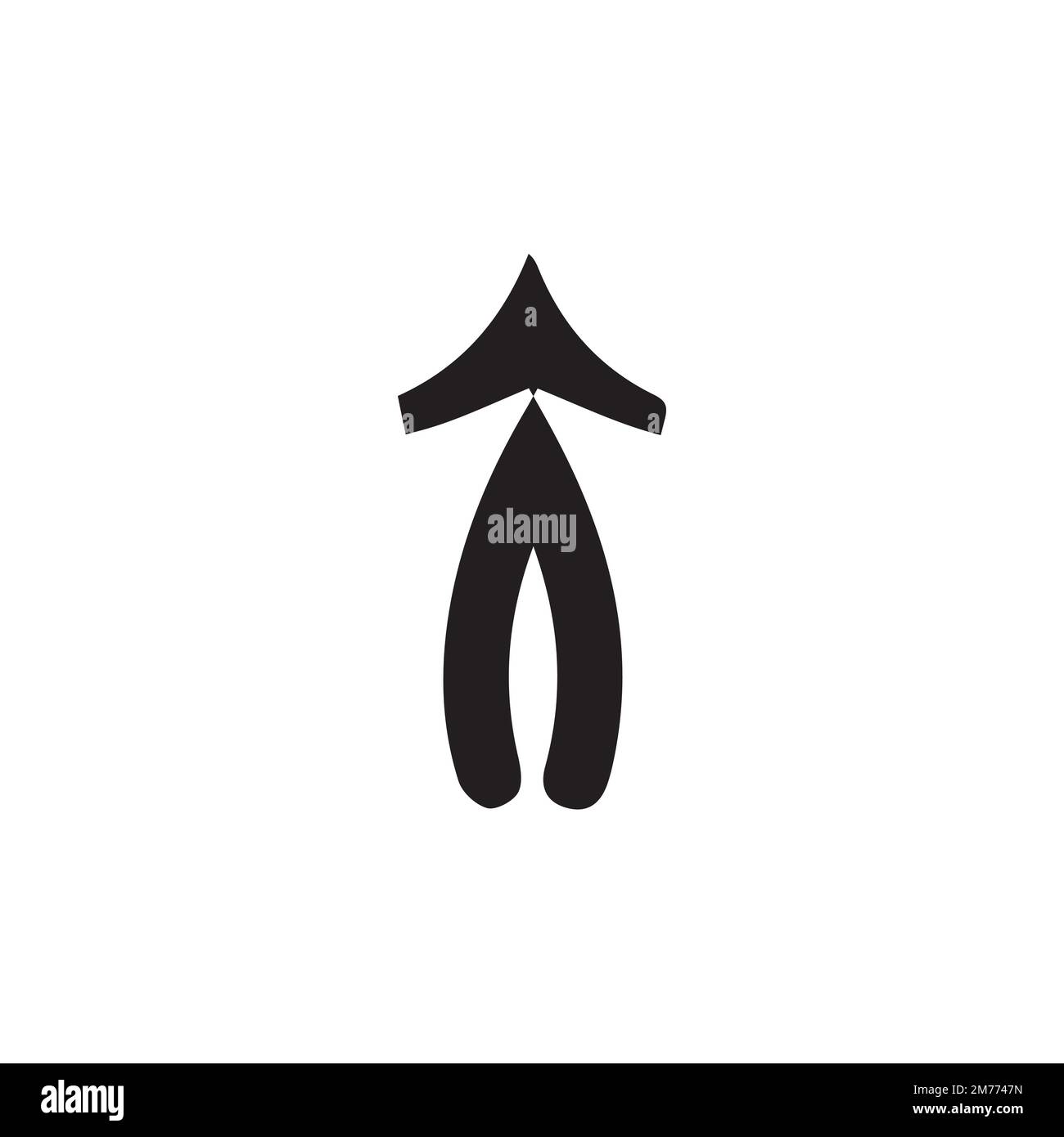 Icône Scorpion Paw. Restaurant de produits de la mer de style simple, grande affiche de vente, symbole de fond. Élément de conception du logo de la marque Scorpion Paw. Illustration de Vecteur