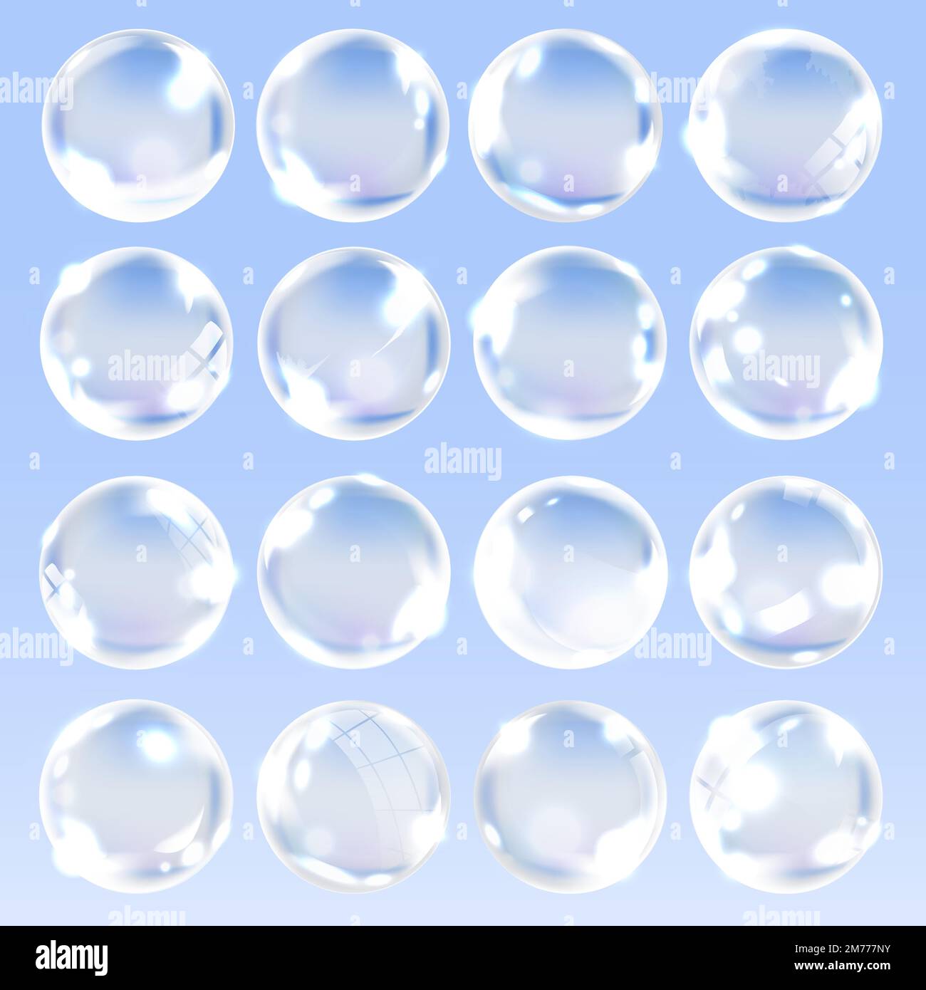 Vecteur d'arrière-plan organisé des bulles de savon Illustration de Vecteur