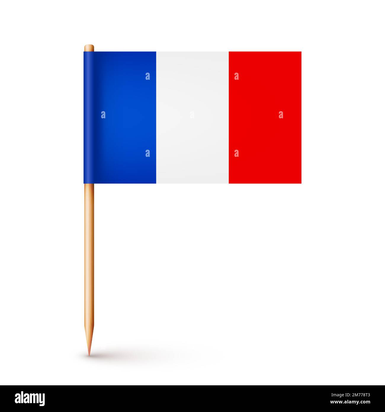 100 Cure-Dents Drapeau France - Déco Gâteau, Cocktail, Coupe Du Monde