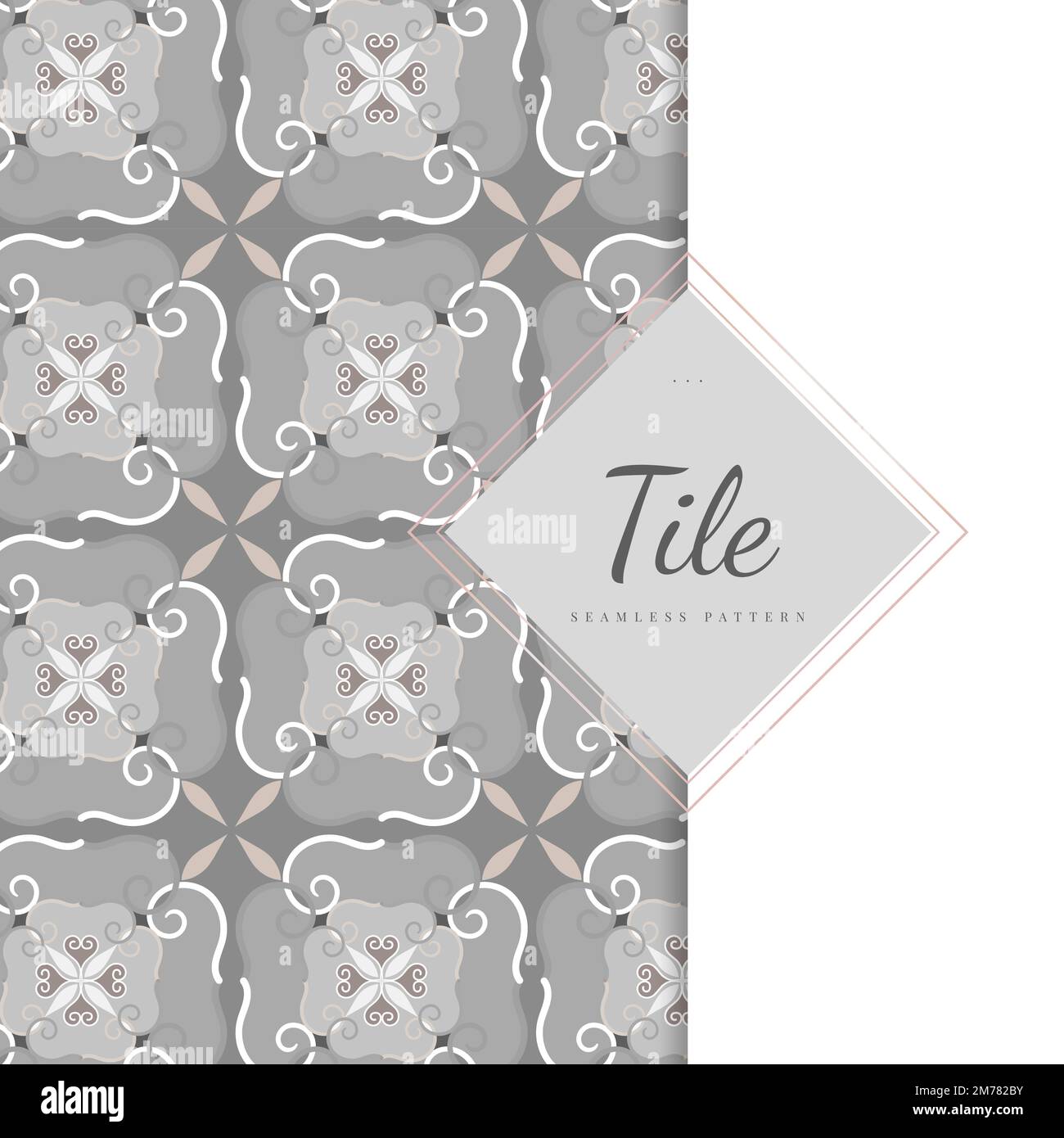 Vecteur de mosaïque de paroi à motif transparent Illustration de Vecteur