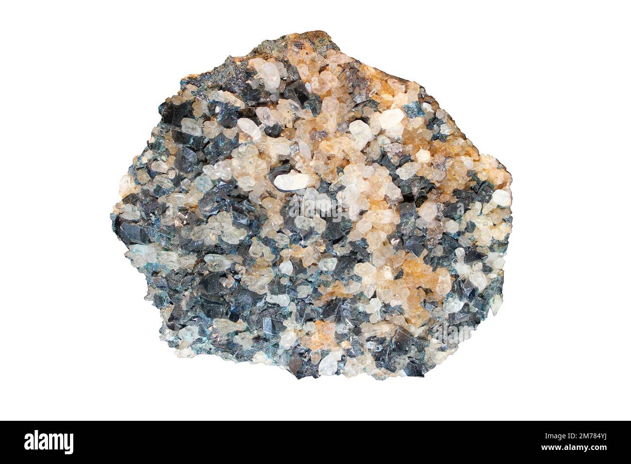 Quartz lazulite Banque D'Images