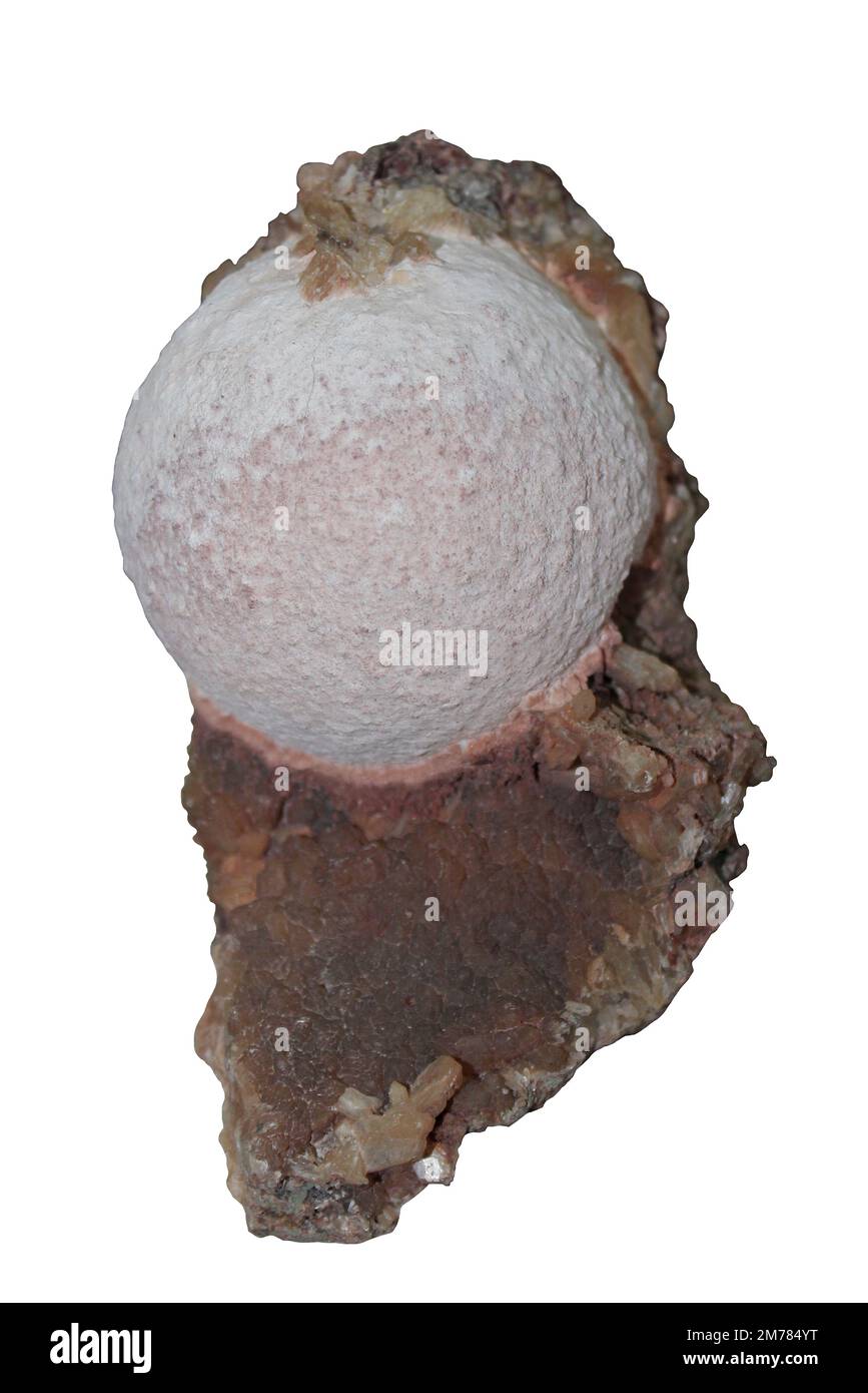 Steeleite a.k.a. Mordenite - Nouvelle-Écosse, Canada Banque D'Images