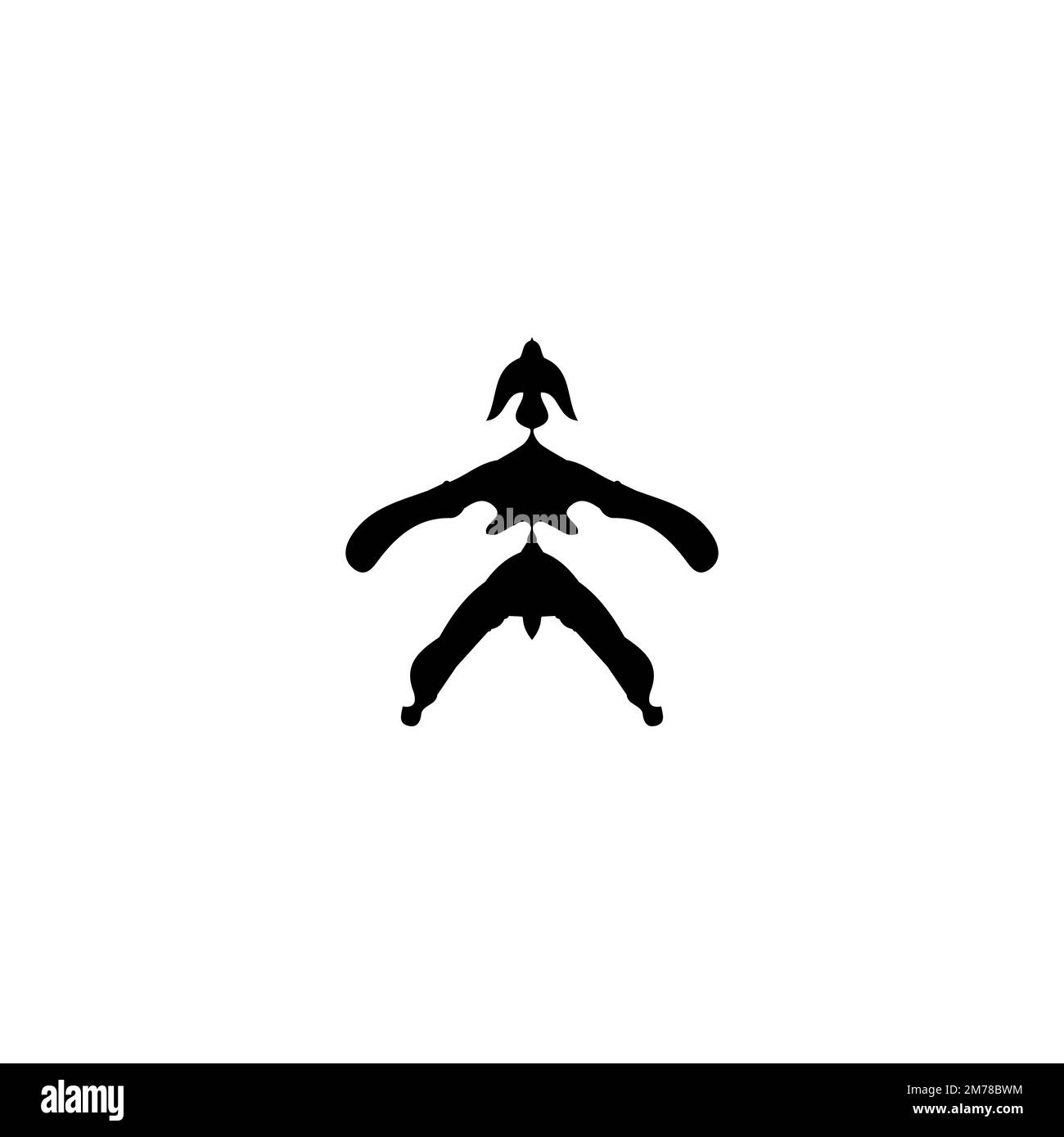 Icône de l'écran. Symbole d'arrière-plan de l'affiche agricole de style simple. Élément de conception du logo de la marque Scarecrow. Impression de t-shirts Scarecrow. Illustration de Vecteur