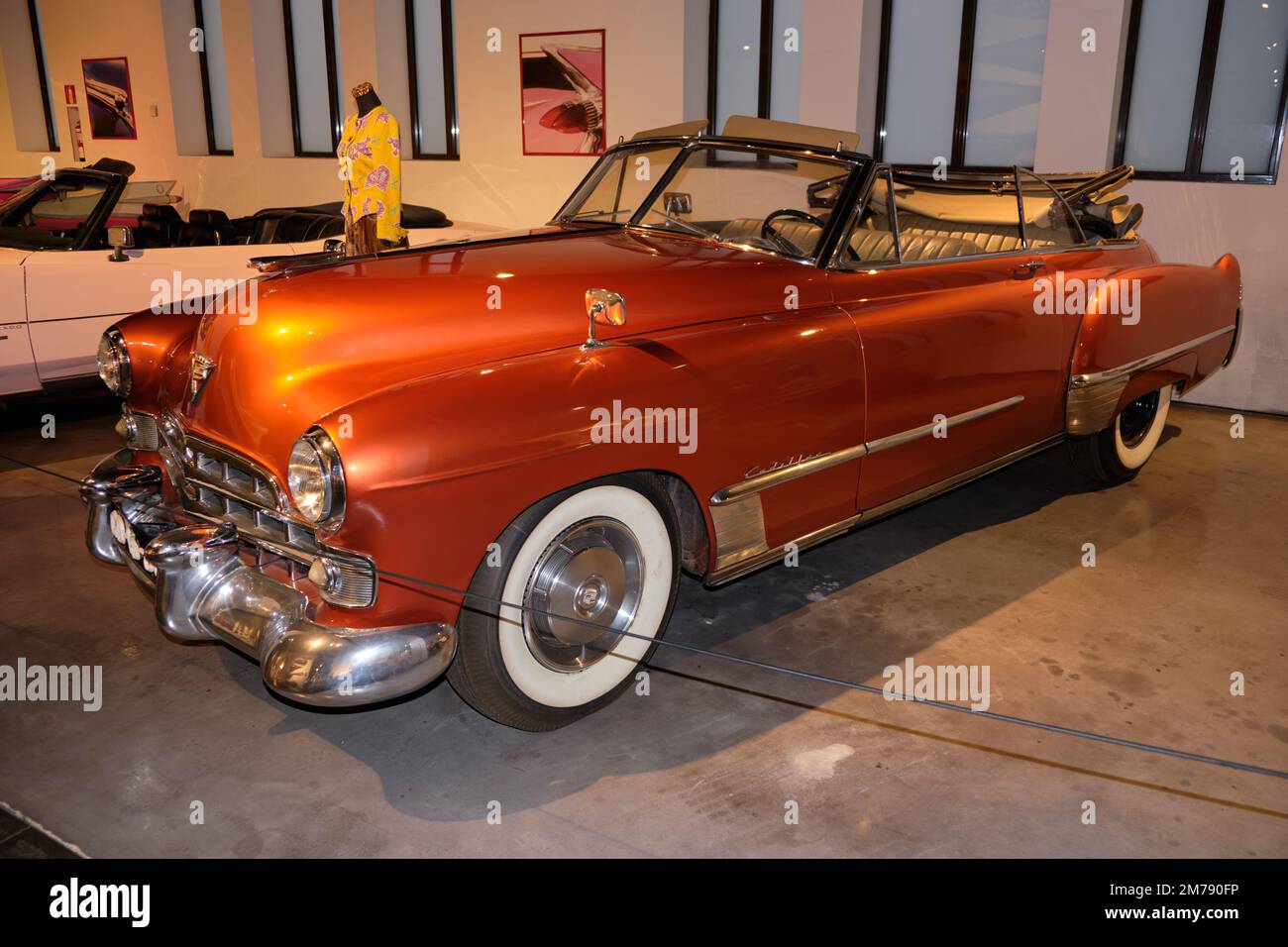 1954 Cadillac au musée de l'automobile de Málaga, Espagne. Banque D'Images
