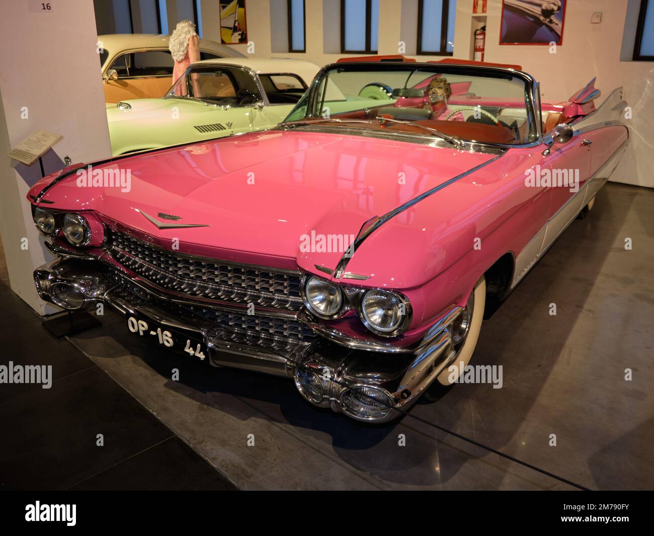 Cadillac série 62 au musée de l'automobile de Málaga, Espagne. Banque D'Images