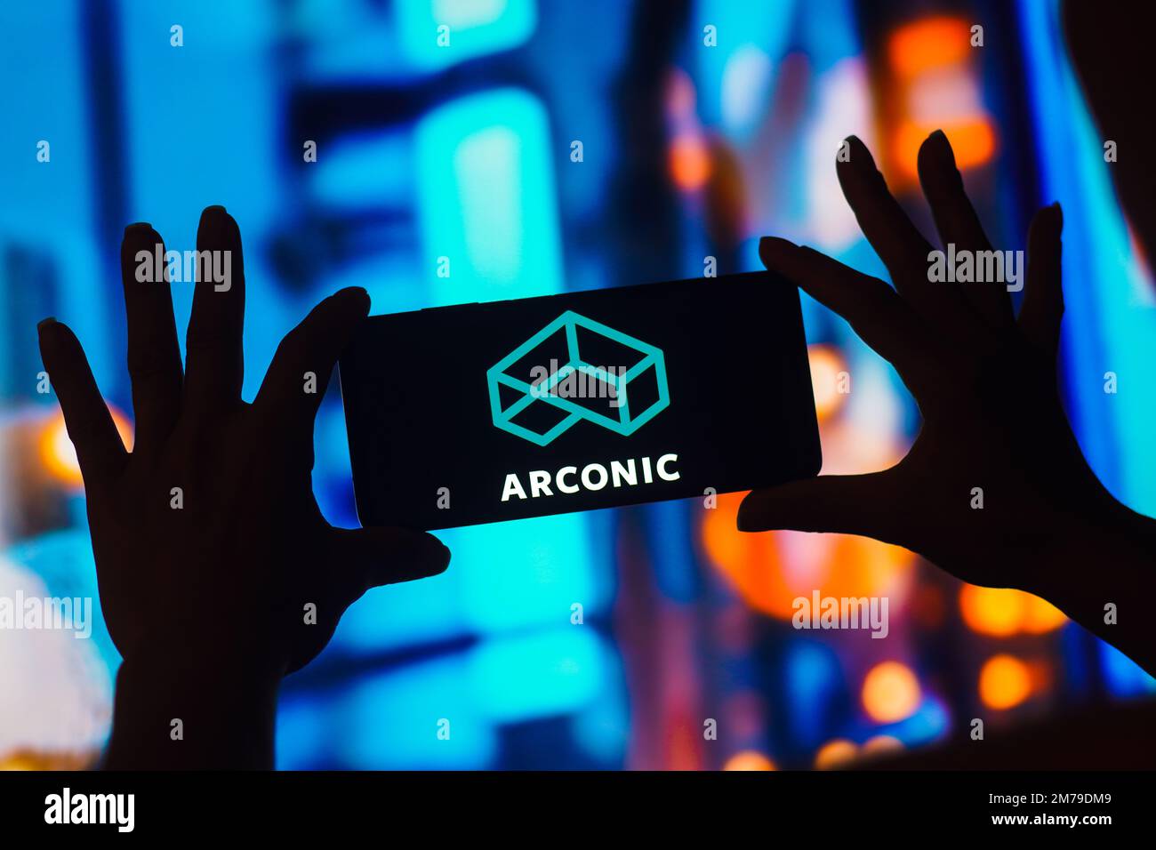 Brésil. 08th janvier 2023. Dans cette illustration, le logo Arconic Corporation s'affiche sur l'écran d'un smartphone. (Photo de Rafael Henrique/SOPA Images/Sipa USA) crédit: SIPA USA/Alay Live News Banque D'Images