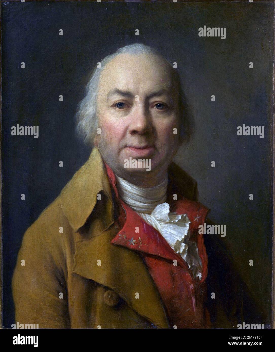 Joseph-Siffred Duplessis (1725 – 1802) artiste peintre français Banque D'Images