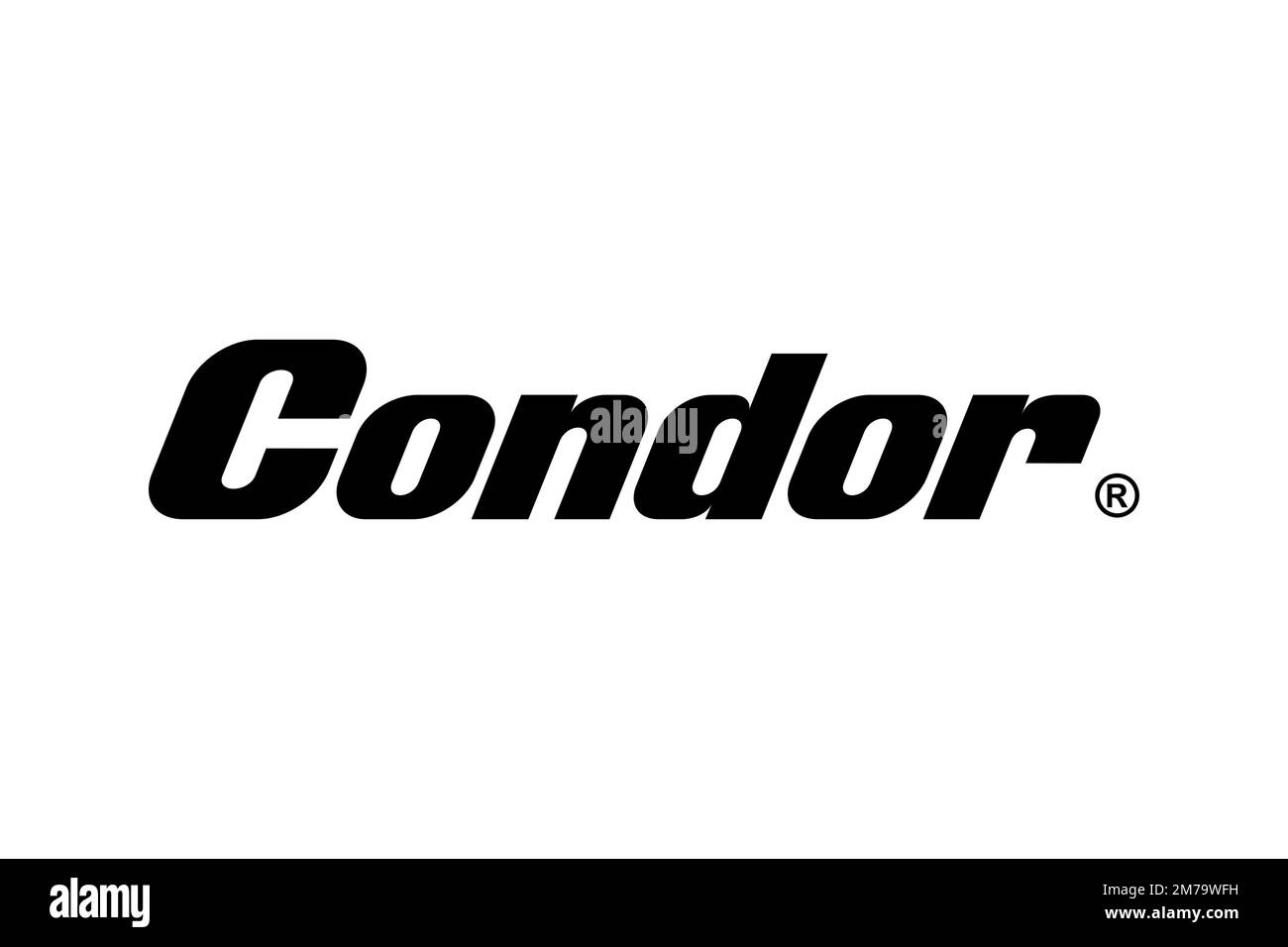 Condor cycles, logo, fond blanc Banque D'Images