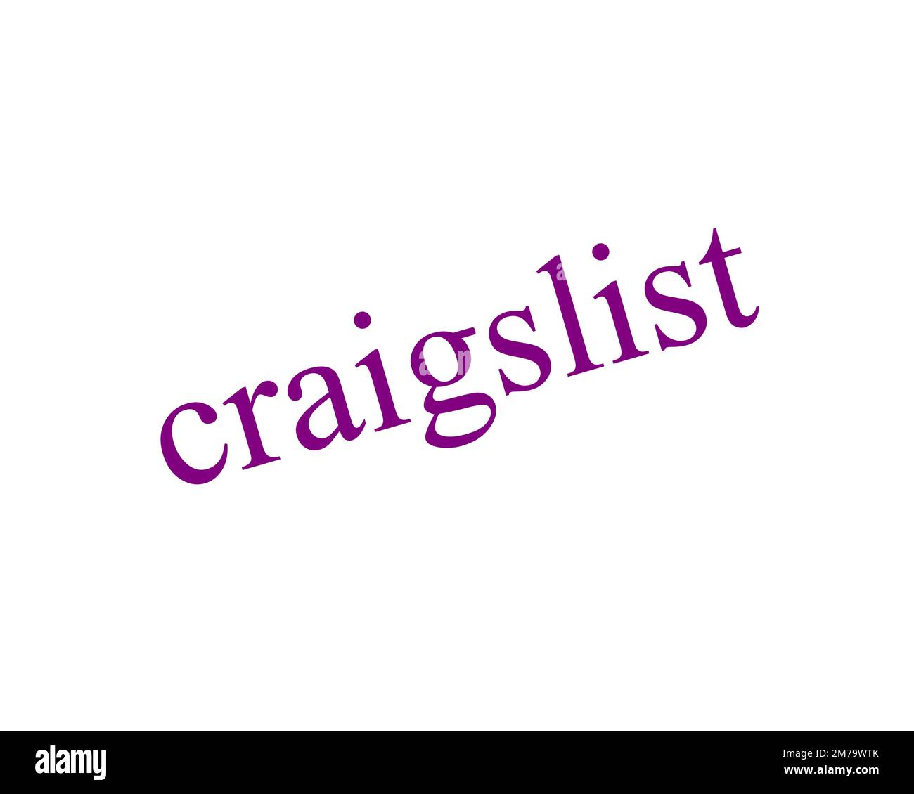 Logo de craigslist Banque de photographies et d’images à haute