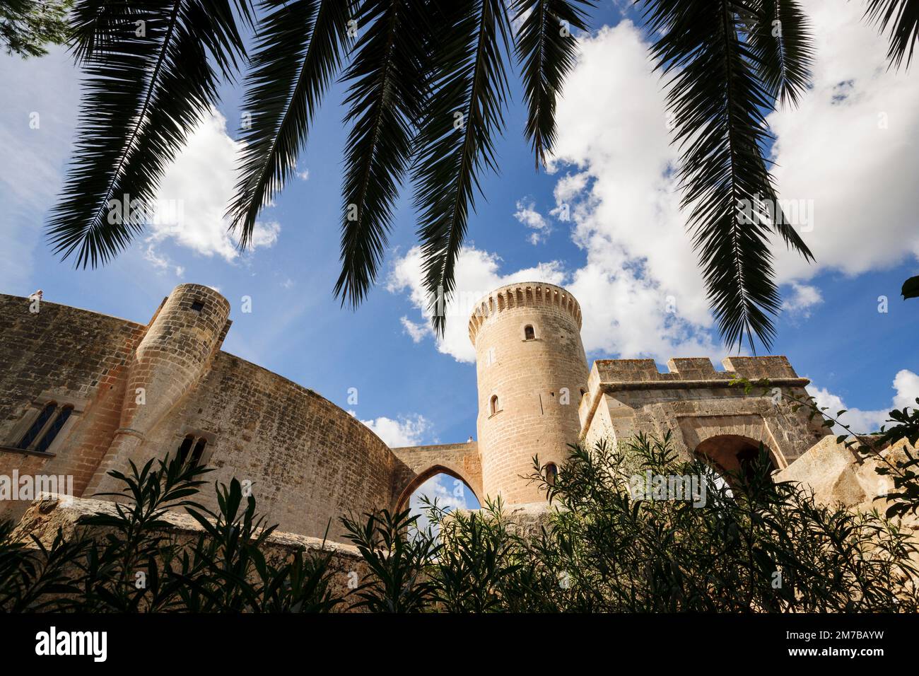 Castillo de Bellver - siglo.XIV-, Palma de Mallorca. Mallorca. Islas Baleares. España. Banque D'Images