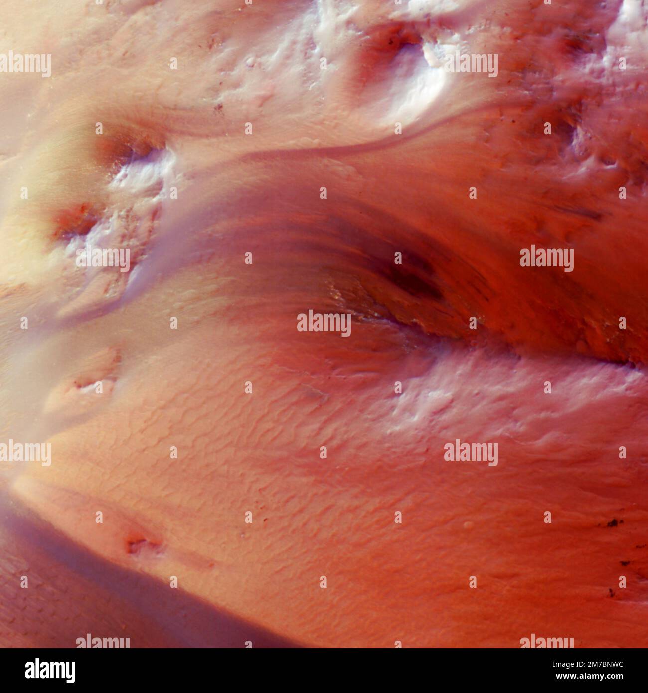Surface Mars, texture. Éléments de cette image fournis par la NASA Banque D'Images