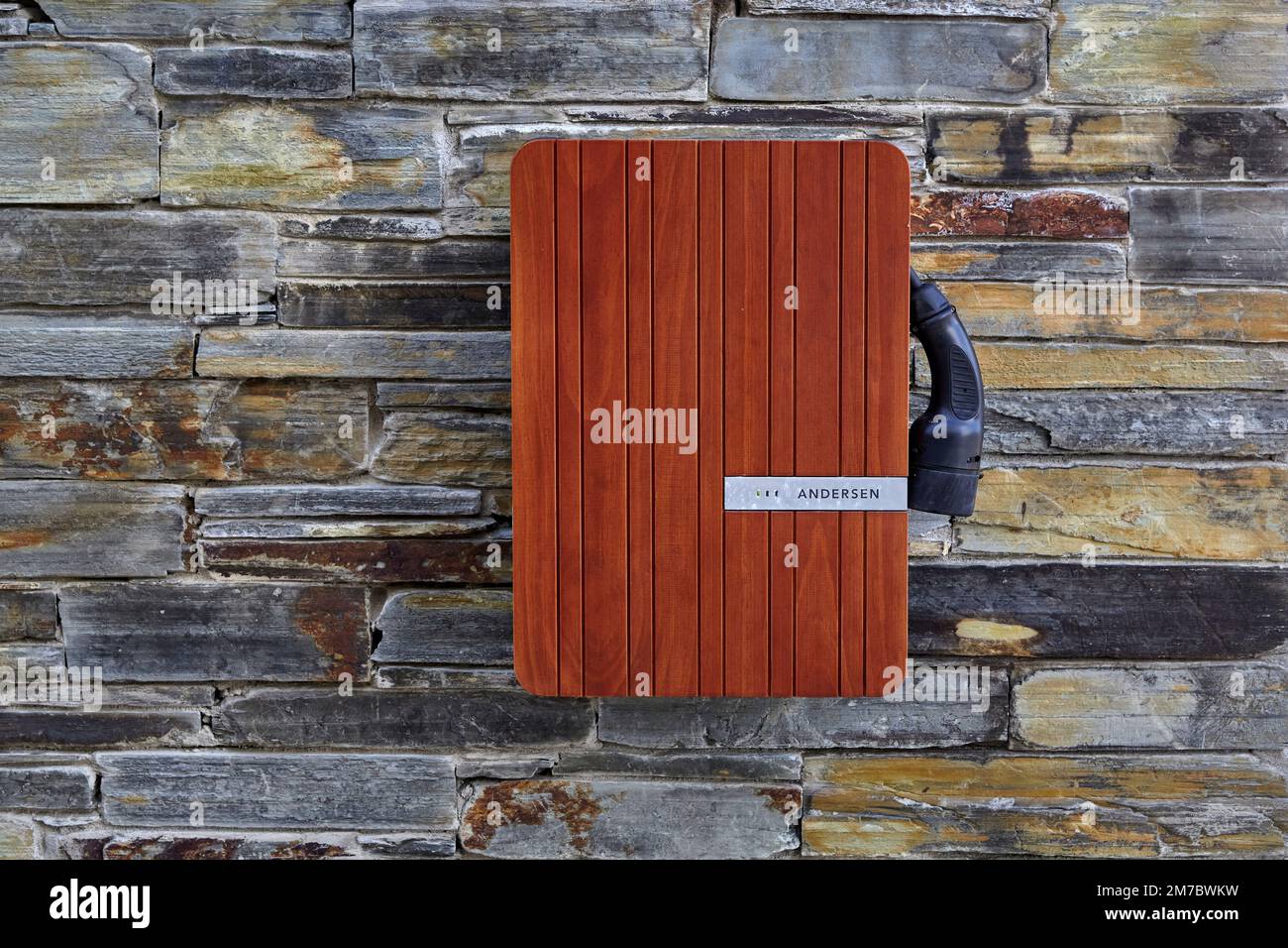 Chargeur de voiture électrique Andersen Banque D'Images