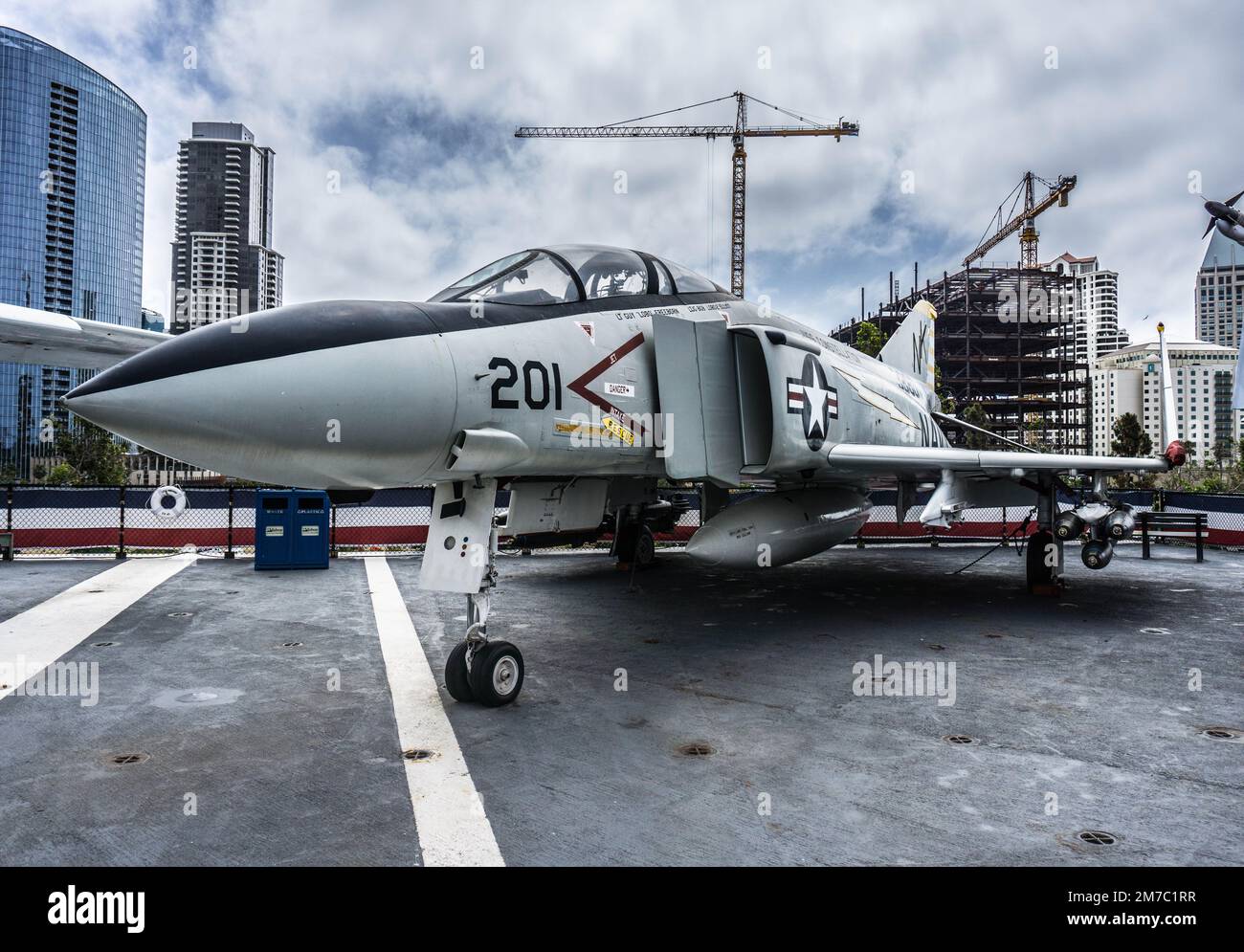 Californie, San Diego, Musée USS Midway Banque D'Images