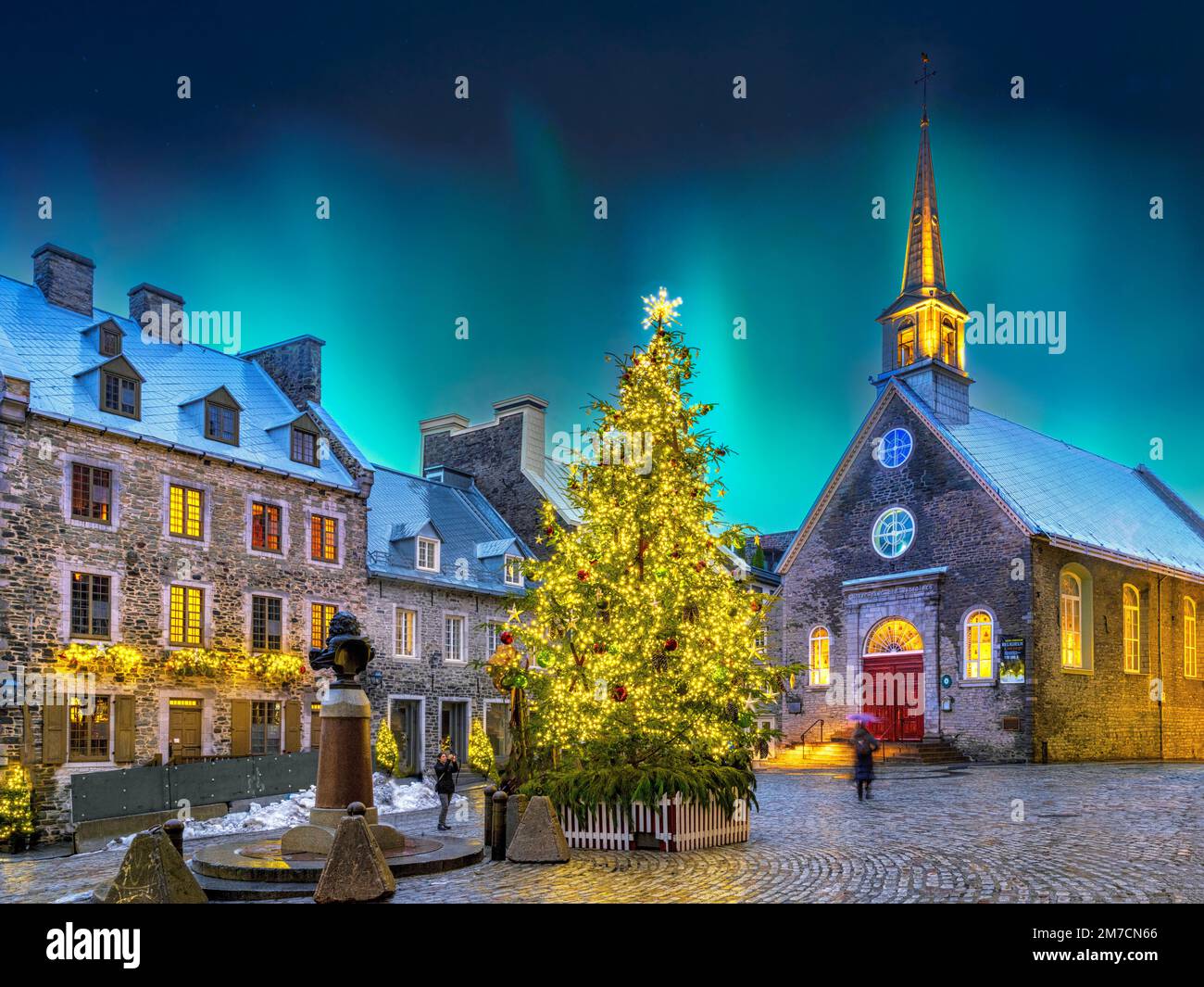 Vieux Québec, Québec, Canada Banque D'Images