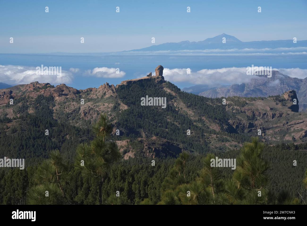 Roque Nublo Gran Canaria Espagne Banque D'Images