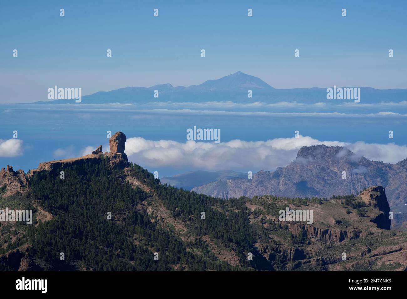 Roque Nublo Gran Canaria Espagne Banque D'Images