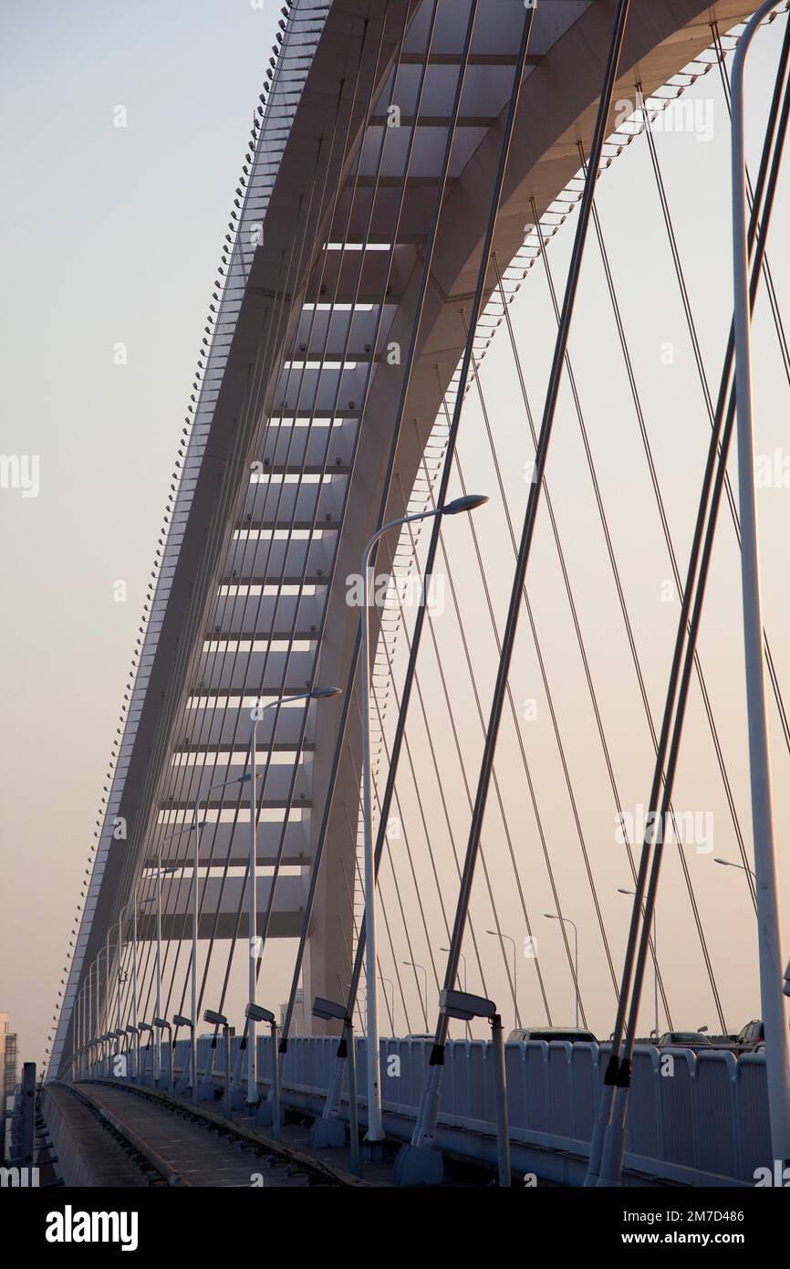 Le pont Lupu,Shanghai Banque D'Images