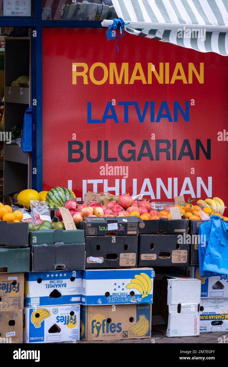 Centre-ville de Dudley où Nigel Farage a annulé son rassemblement du Parti du Brexit aujourd'hui 15 novembre 2019. Banque D'Images