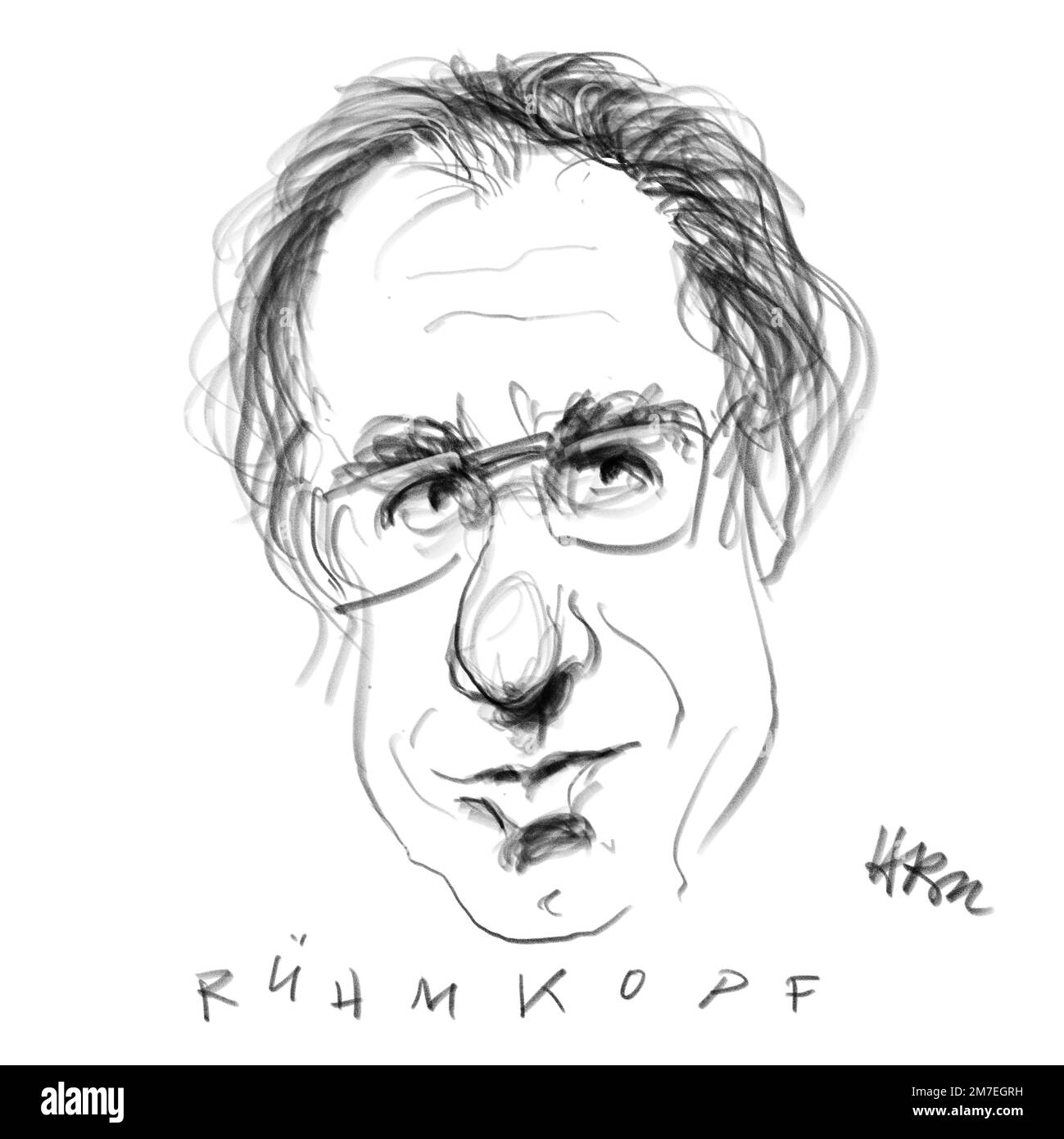 Portrait de Peter Rühmkopf Banque D'Images