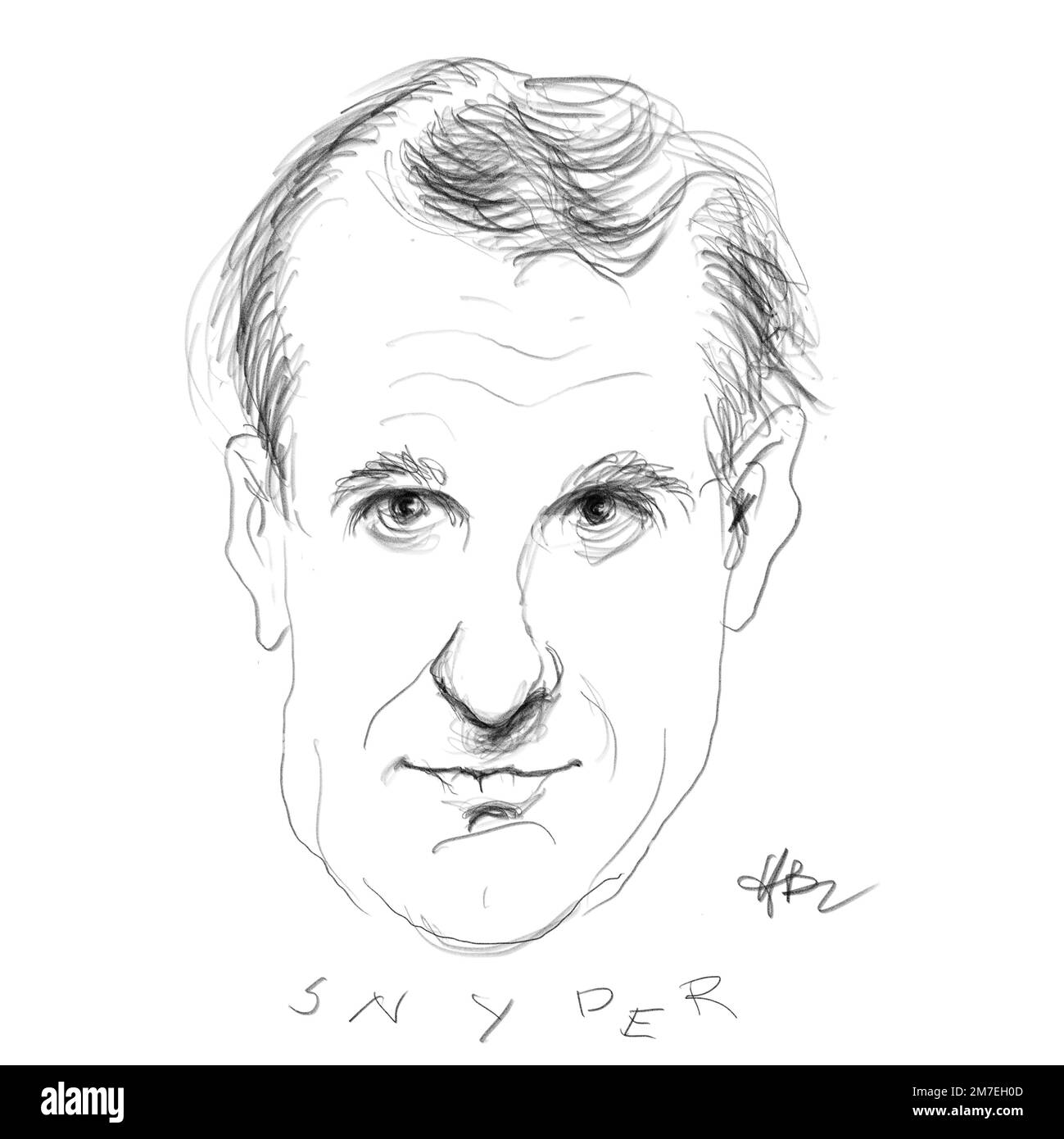 Portrait de Timothy Snyder Banque D'Images