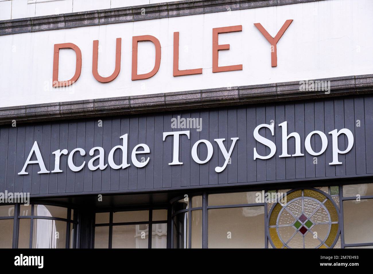 Centre-ville de Dudley où Nigel Farage a annulé son rassemblement du Parti du Brexit aujourd'hui 15 novembre 2019. Banque D'Images