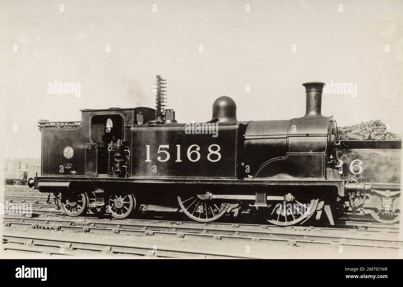 Caledonian Railway 439 classe 0-4-4T No 448 AS LMS 15168 Banque D'Images