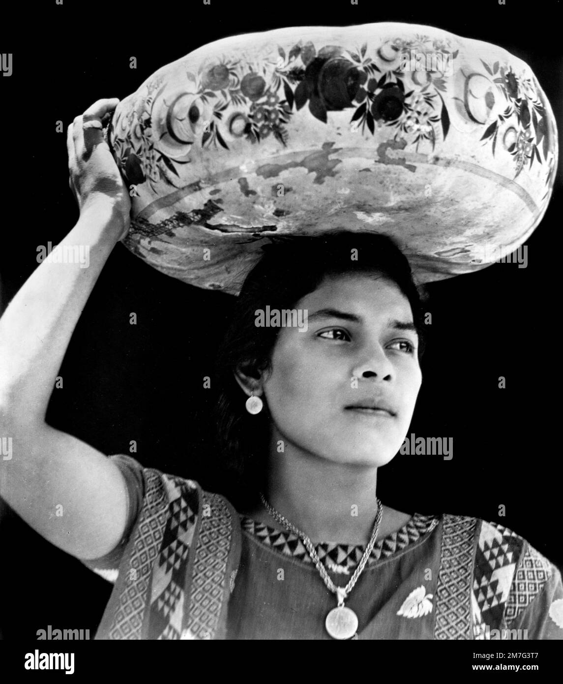 Femme de Tehuantepec par le photographe américain Tina Modotti (né Assunta Adelaide Luigia Modotti Mondini, 1896-1942), c. 1929 Banque D'Images