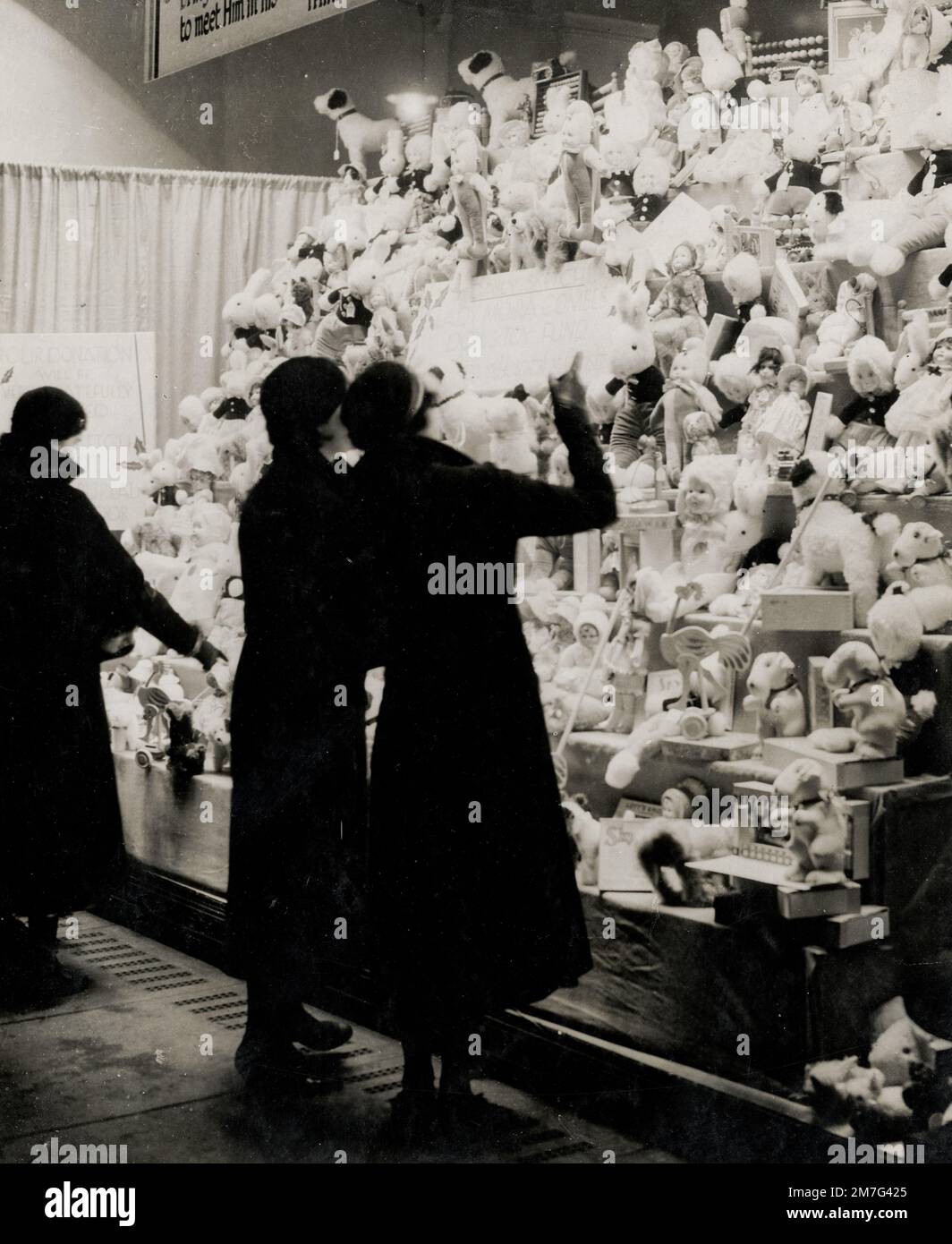 fenêtre de magasin de c. slands-40 Oxford Street Londres à Noël. Banque D'Images