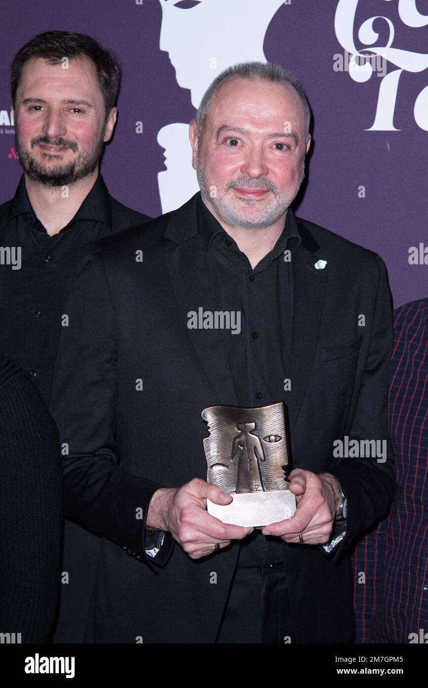 Tommaso Vergallo, PDG de Noir lumière, a remporté le premier prix lors de la cérémonie de remise des prix Cesar et techniques 2023 au Pavillon Cambon à Paris, France sur 09 janvier 2023. Photo d'Aurore Marechal/ABACAPRESS.COM Banque D'Images