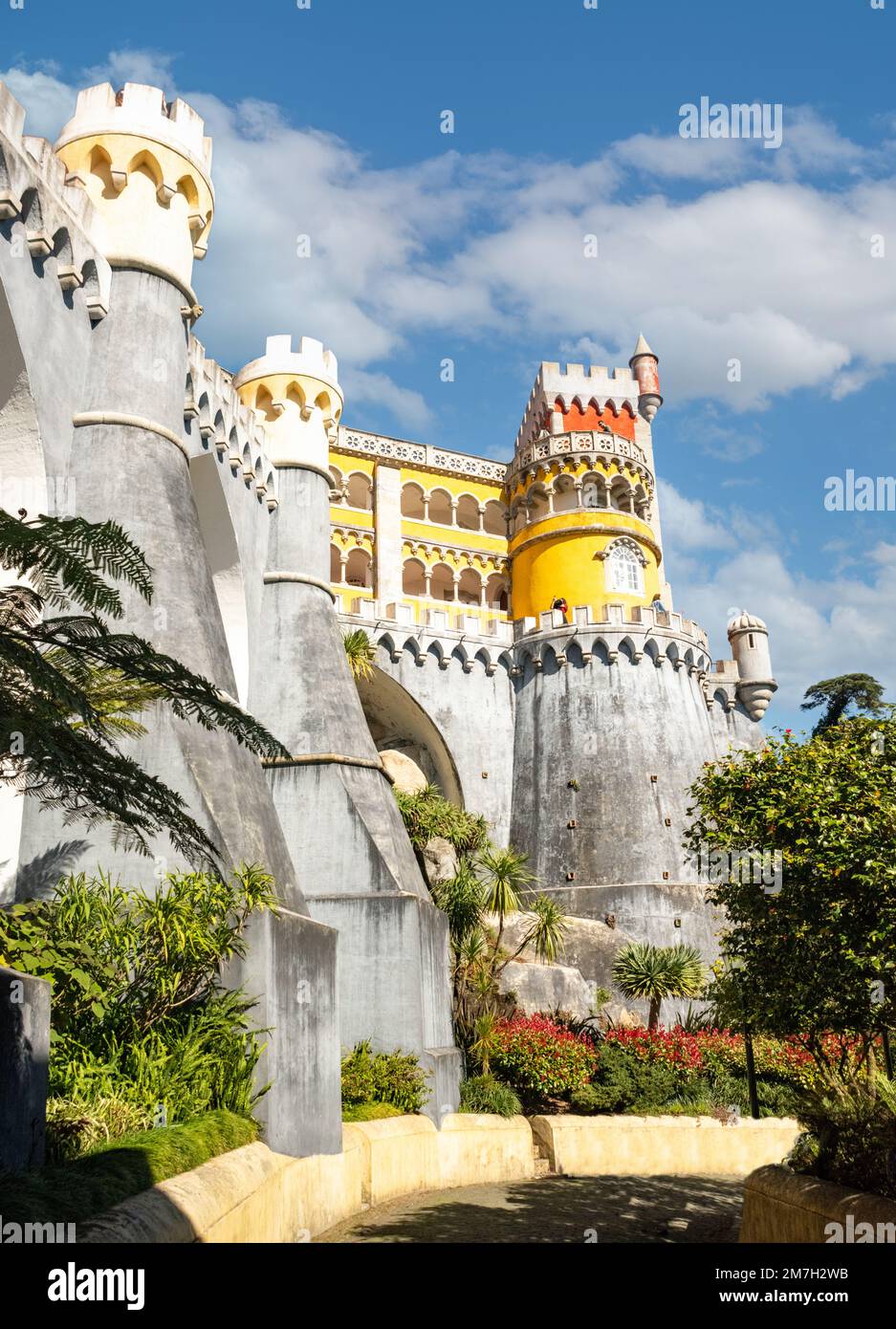 Palais de Pena à Sintra, Portugal Parc National Banque D'Images