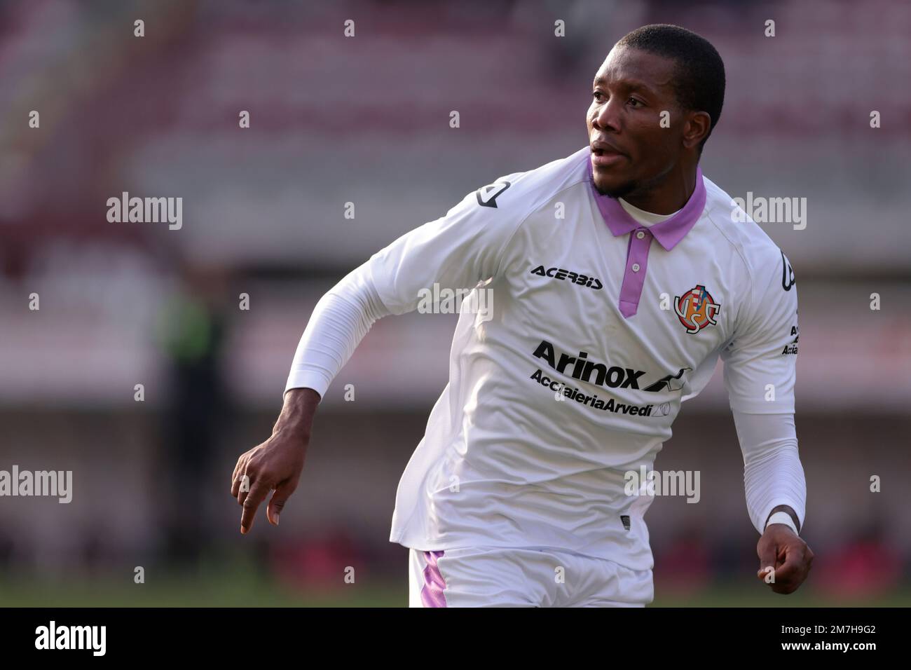 Turin, Italie, le 23rd décembre 2022. David Okereke des États-Unis Cremonese lors du match amical au Stadio Grande Torino, Turin. Le crédit photo devrait se lire: Jonathan Moscrop / Sportimage Banque D'Images