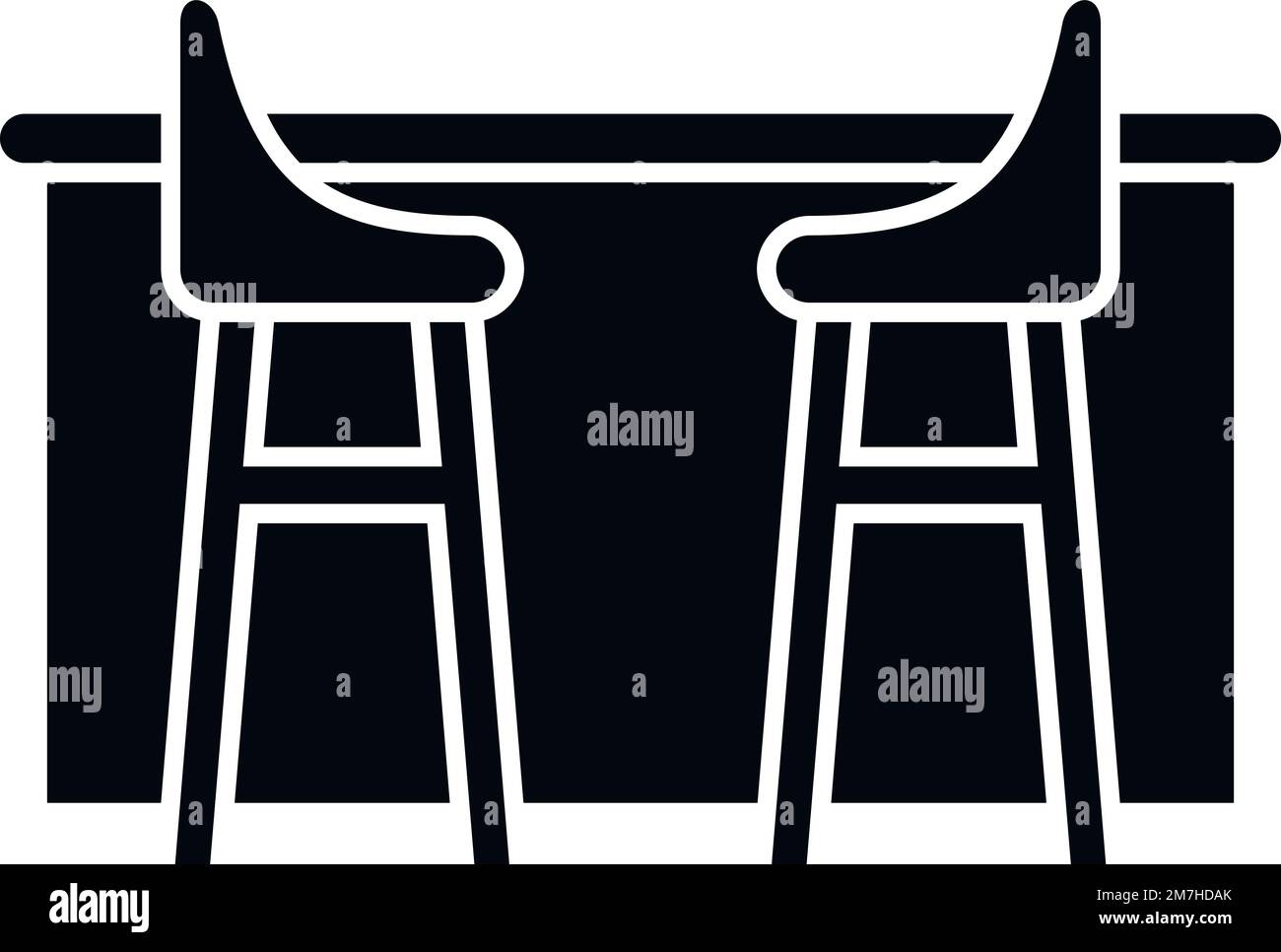 Icône du comptoir du restaurant vecteur simple. Table basse. Chaise en bois Illustration de Vecteur Icône du comptoir du restaurant vecteur simple. Table basse. Chaise en bois Illustration de Vecteur