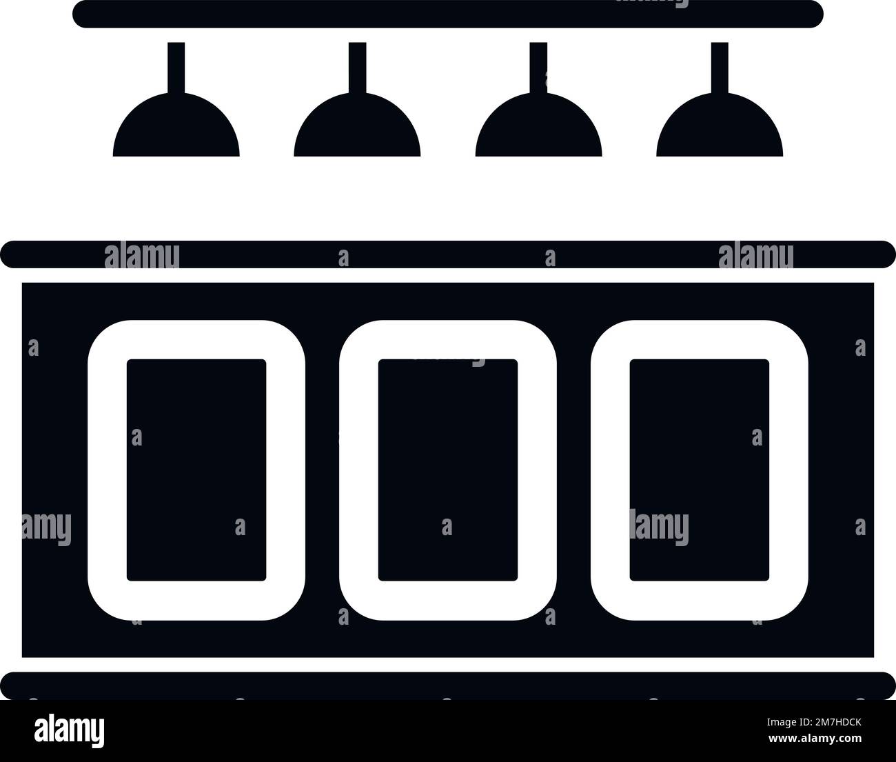 Icône intérieure du compteur de barres vecteur simple. Table basse. Bière Illustration de Vecteur Icône intérieure du compteur de barres vecteur simple. Table basse. Bière Illustration de Vecteur