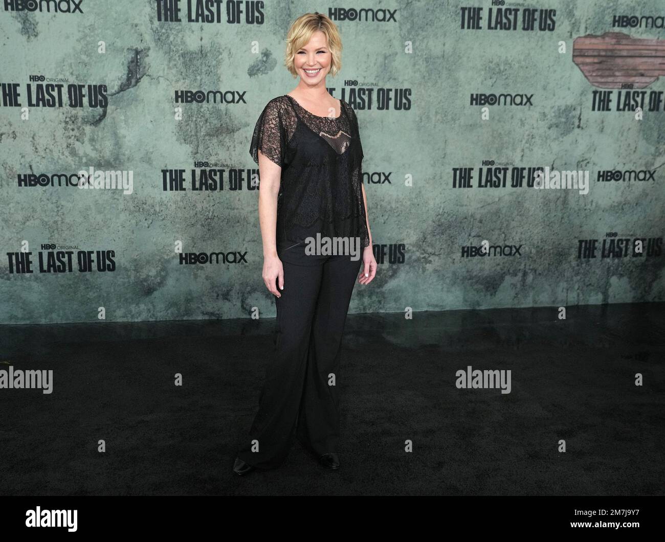 Los Angeles, États-Unis. 09th janvier 2023. Ashley Scott arrive à la dernière première d'HBO aux États-Unis qui s'est tenue au Regency Village Theatre à Westwood, CA, lundi, ?9 janvier 2023. (Photo par Sthanlee B. Mirador/Sipa USA) crédit: SIPA USA/Alay Live News Banque D'Images