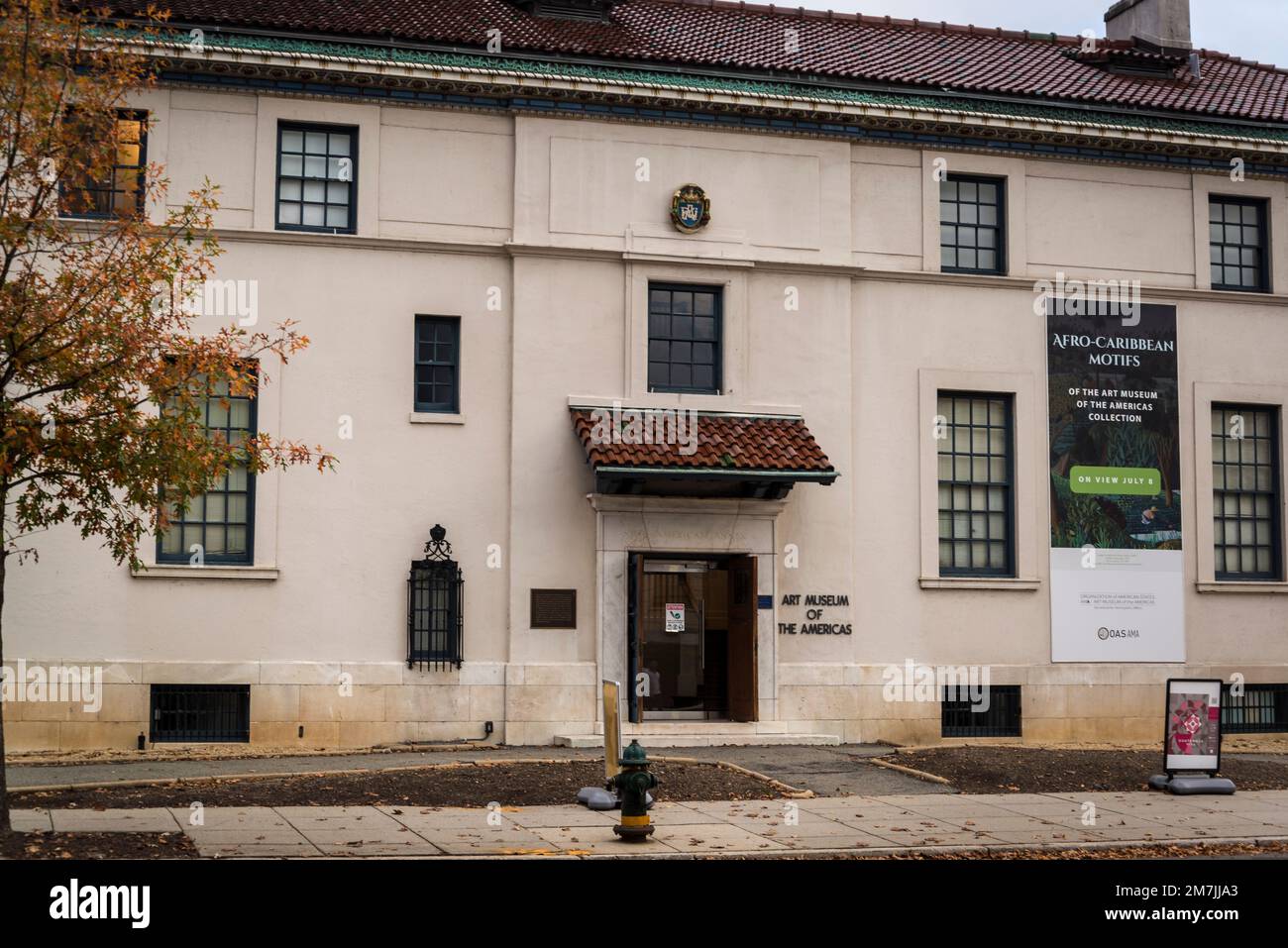 Musée d'art des Amériques, le premier musée d'art des États-Unis consacré principalement à l'exposition d'œuvres d'art moderne et contemporain du latin Banque D'Images