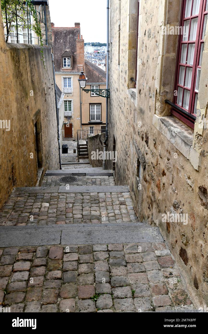 Le Mans quartier historique France 2022 Banque D'Images